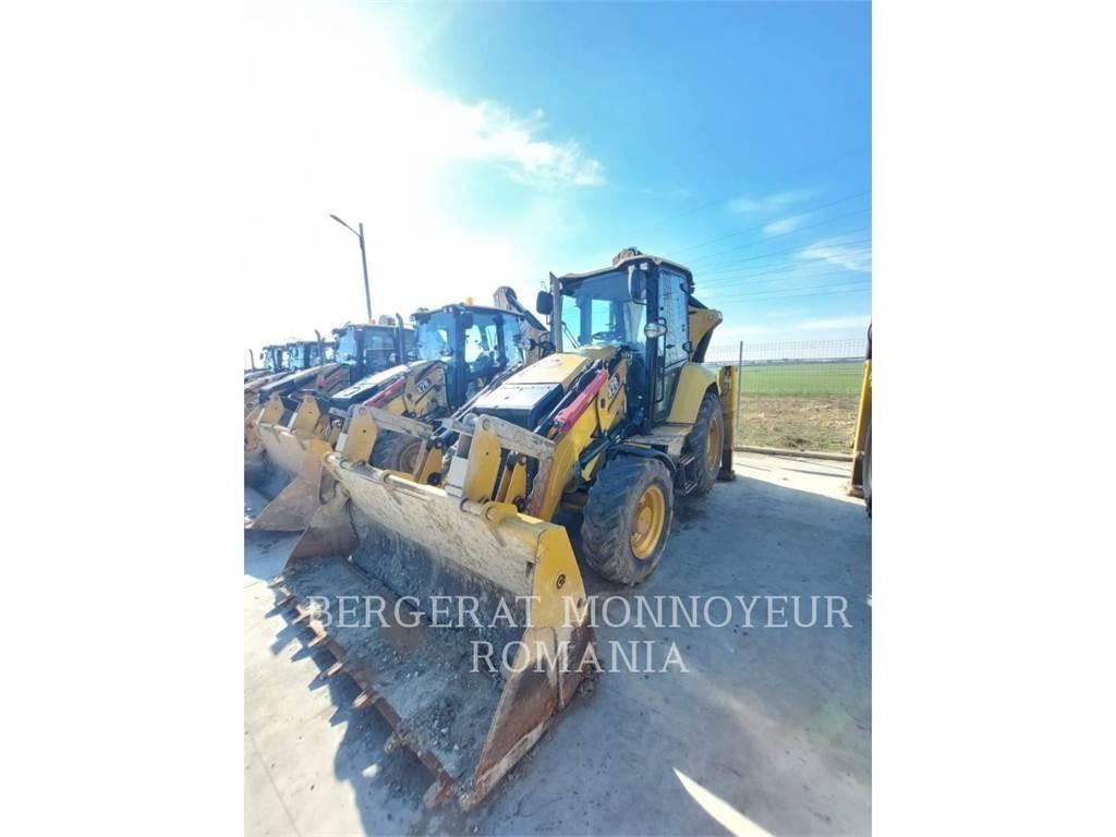 CAT 428-07 Товарач със заден ексватор