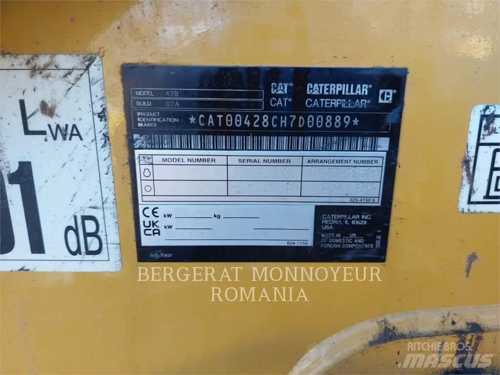 CAT 428-07 Товарач със заден ексватор