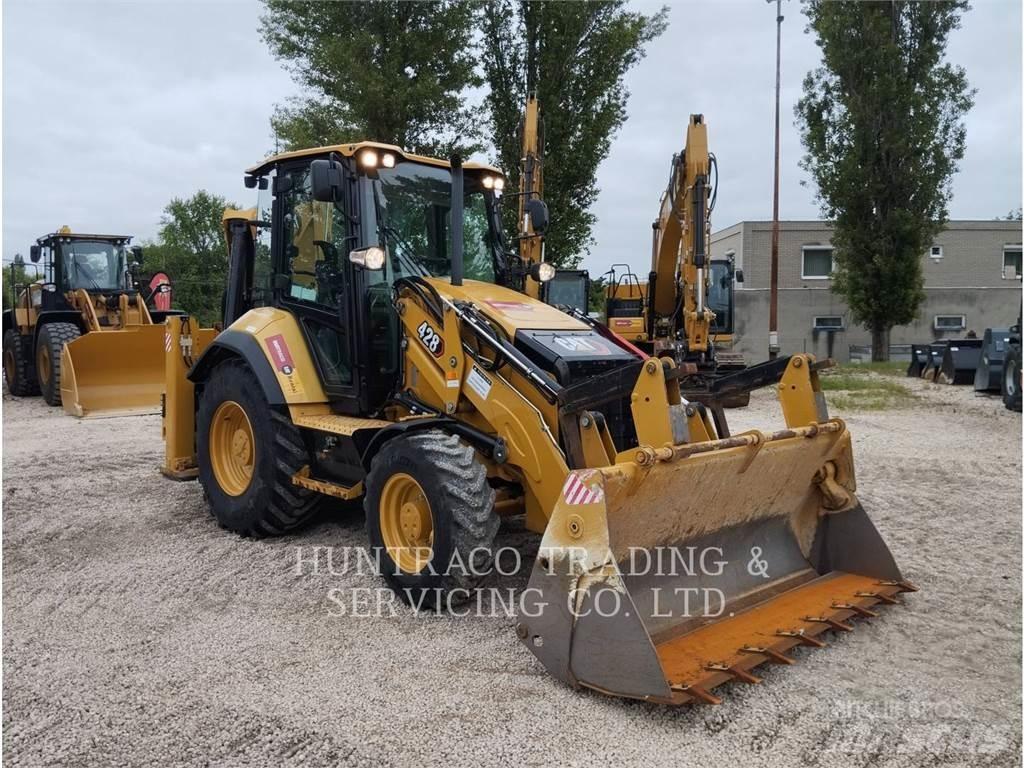 CAT 428-07 Товарач със заден ексватор