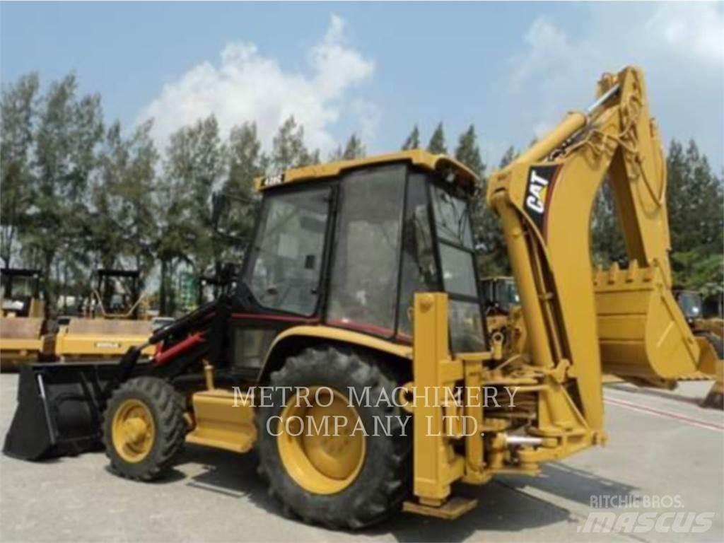 CAT 428C Товарач със заден ексватор