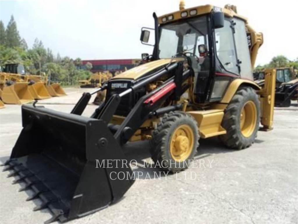 CAT 428C Товарач със заден ексватор