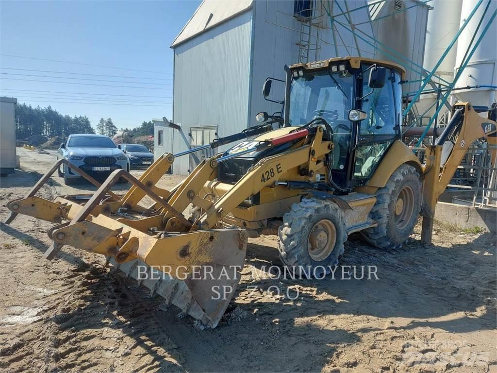 CAT 428E Товарач със заден ексватор