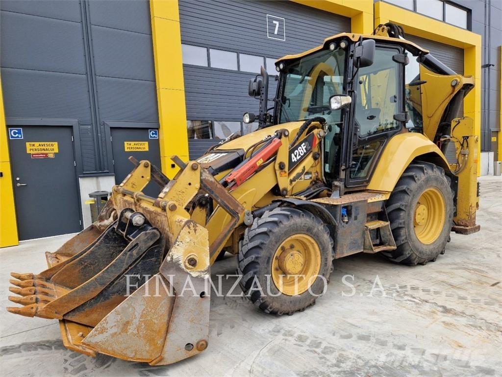 CAT 428F2 Товарач със заден ексватор