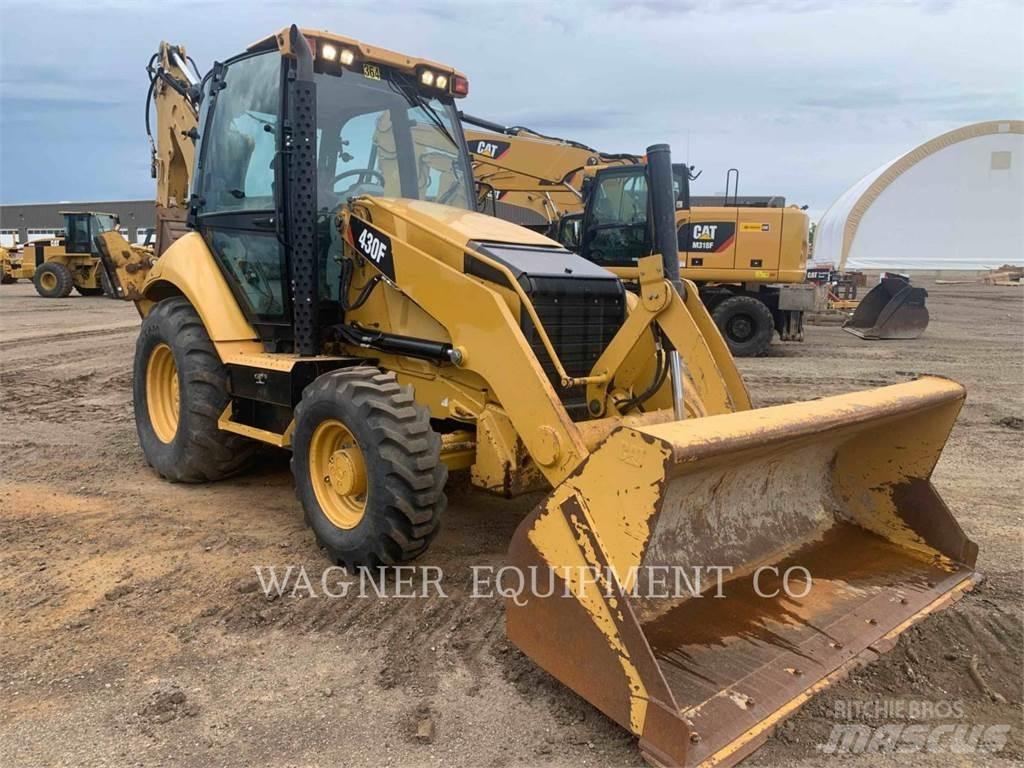 CAT 430F 4WD Товарач със заден ексватор