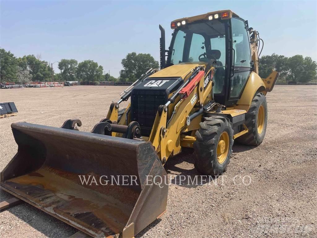 CAT 430F IT4WD Товарач със заден ексватор