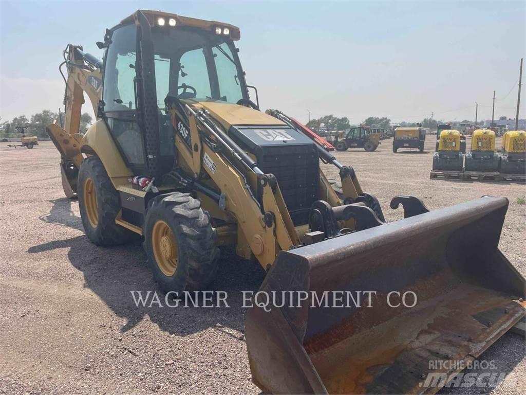 CAT 430F IT4WD Товарач със заден ексватор