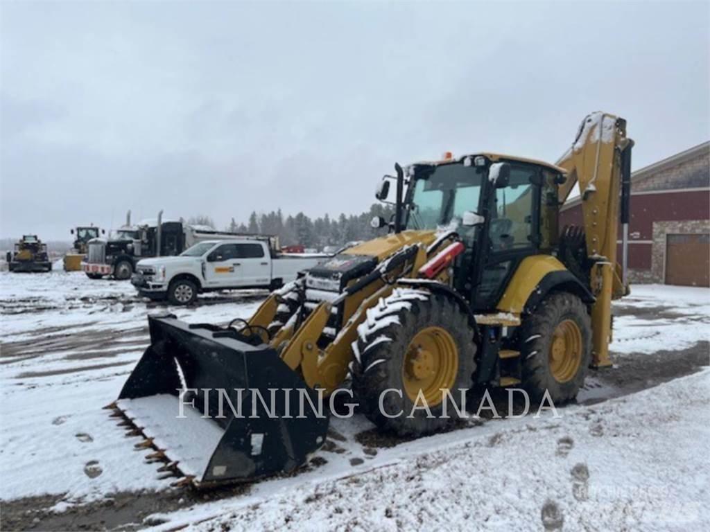 CAT 434-07 Товарач със заден ексватор