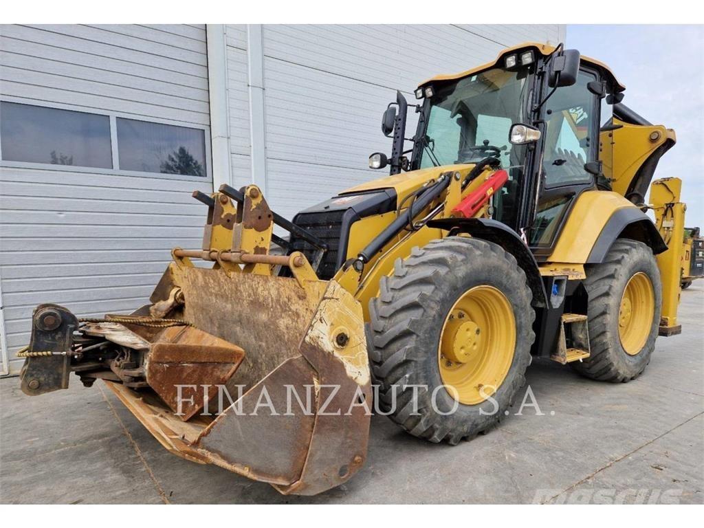 CAT 434F Товарач със заден ексватор