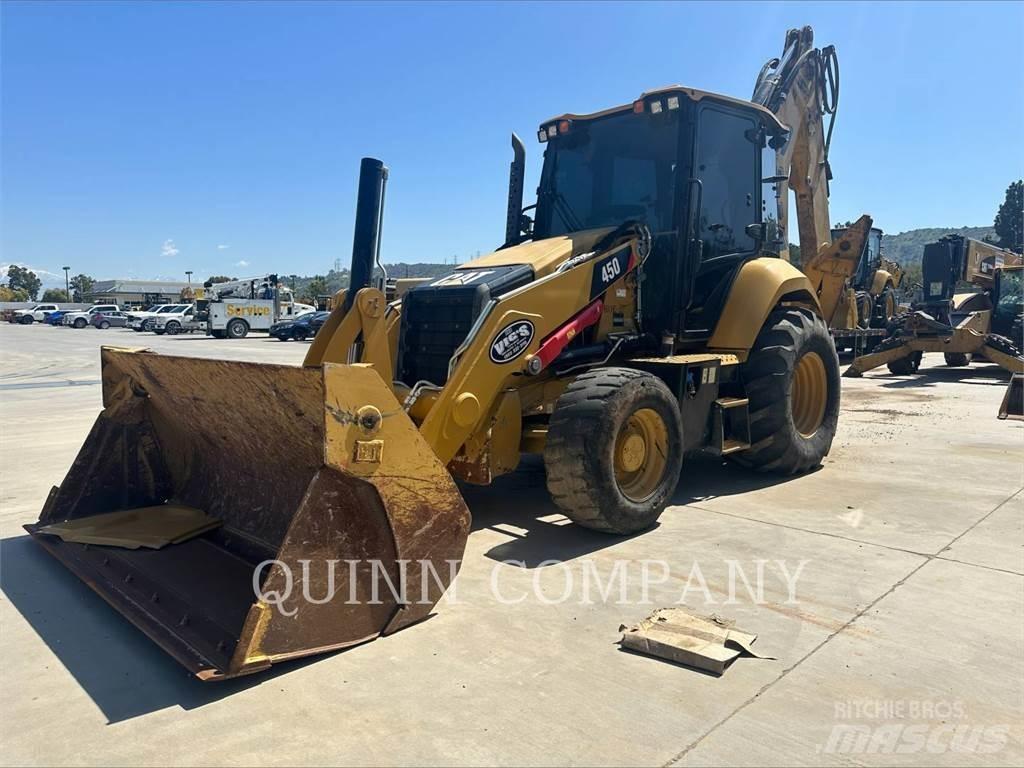CAT 450 Товарач със заден ексватор