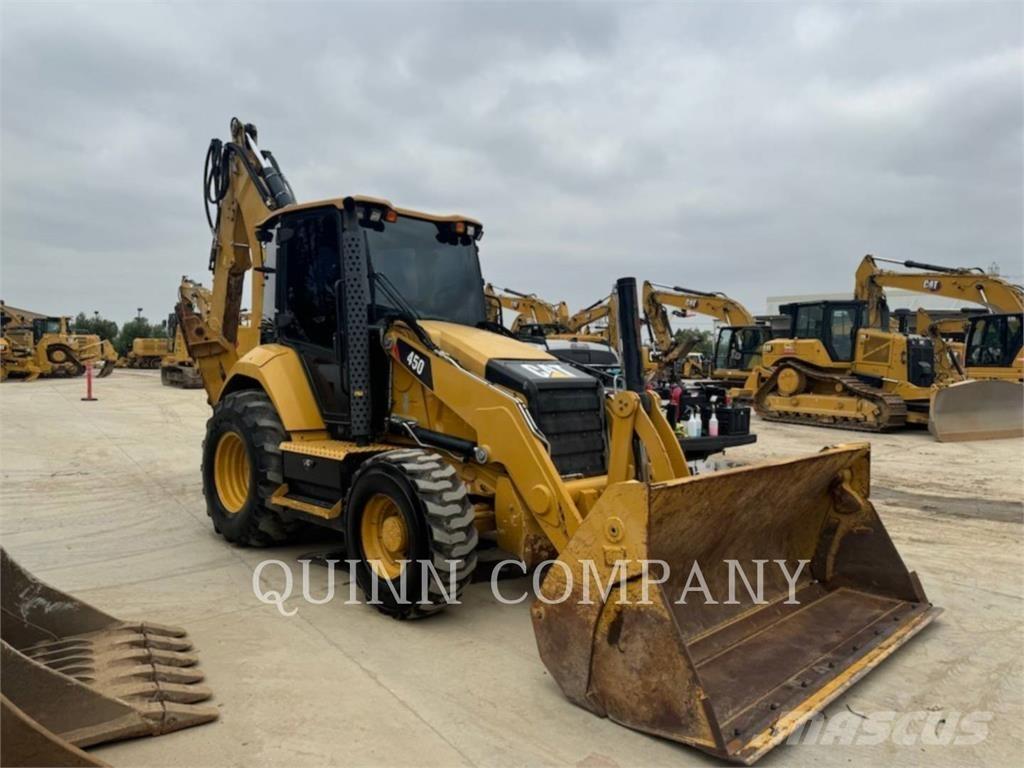CAT 450-07 Товарач със заден ексватор