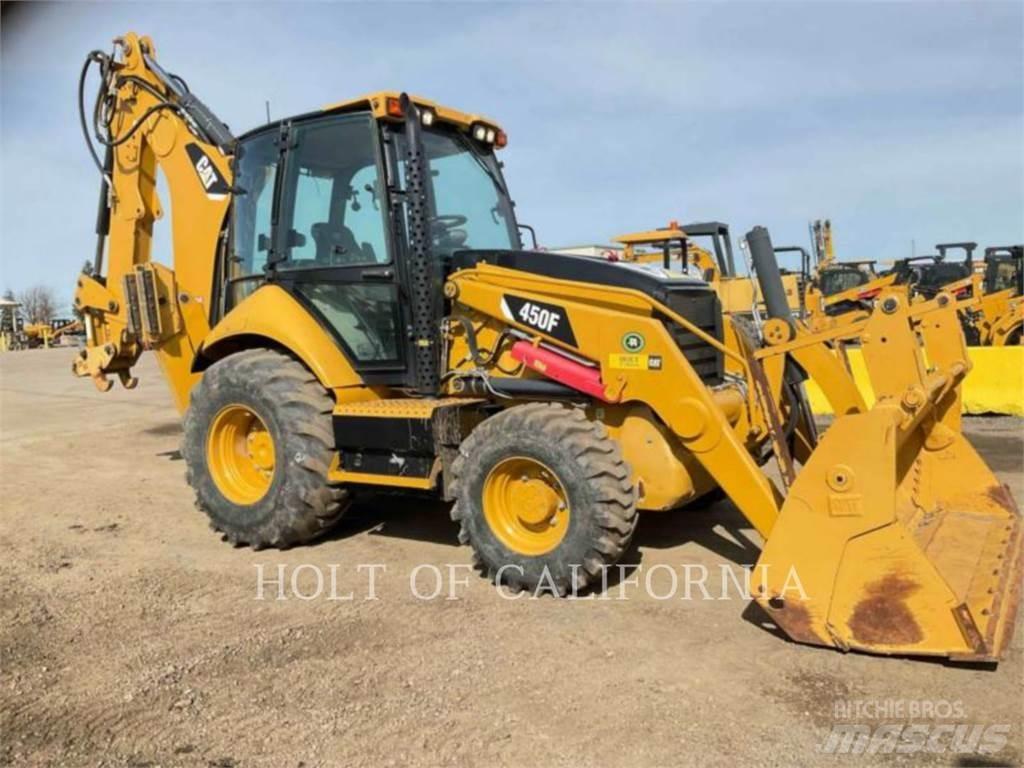 CAT 450F Товарач със заден ексватор