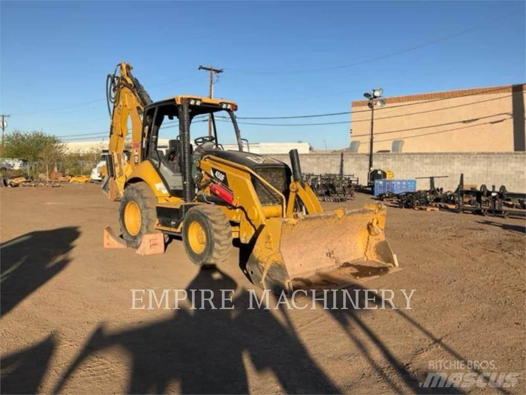CAT 450F 4EOMP Товарач със заден ексватор