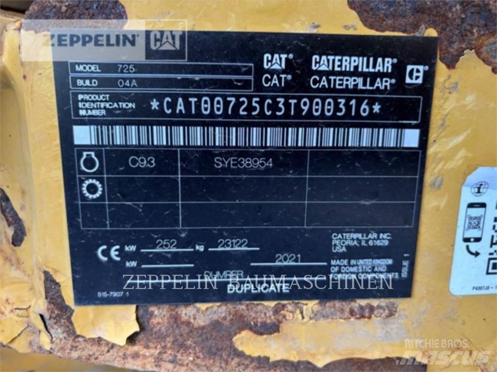 CAT 725-04A Дъмпери/моторни превозни средства