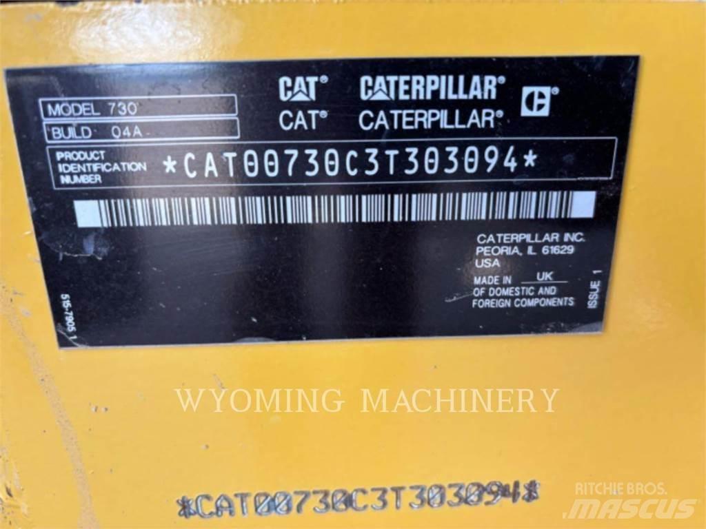 CAT 730 Дъмпери/моторни превозни средства