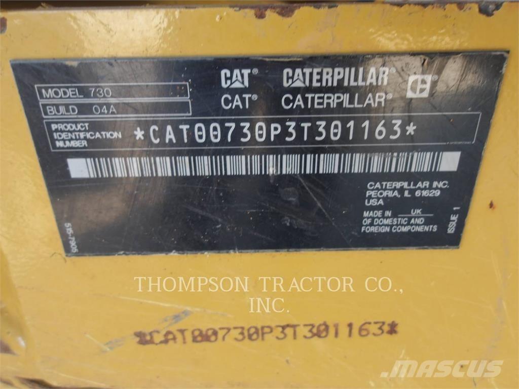 CAT 730 Дъмпери/моторни превозни средства