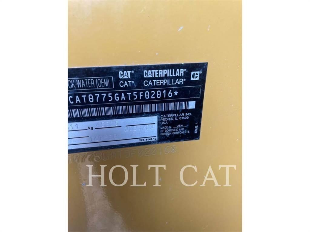 CAT 775G Дъмпери/моторни превозни средства