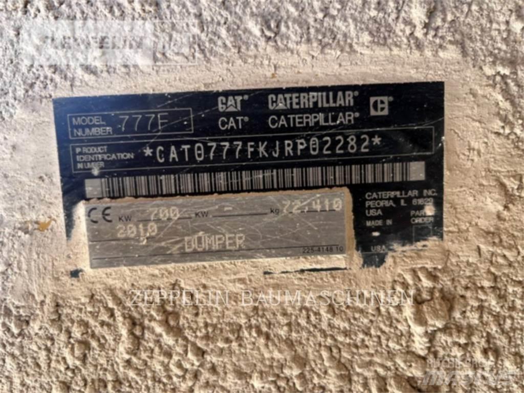 CAT 777F Дъмпери/моторни превозни средства