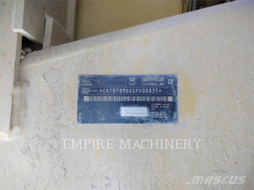 CAT 789D Дъмпери/моторни превозни средства