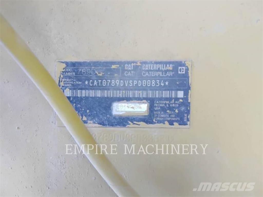 CAT 789D Дъмпери/моторни превозни средства