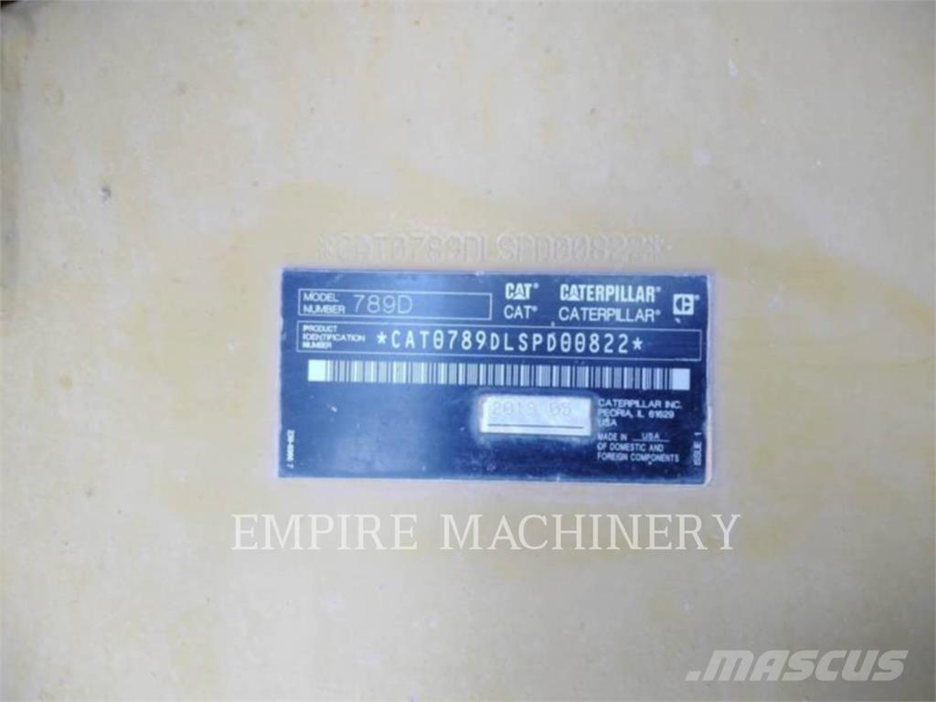 CAT 789D Дъмпери/моторни превозни средства
