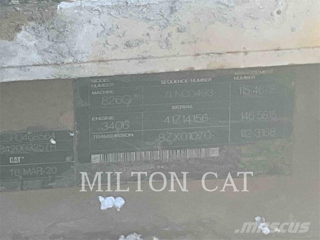 CAT 826G Уплътнители за почва
