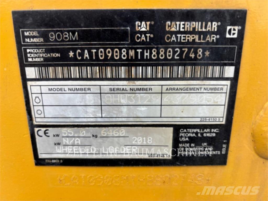 CAT 908M Колесни товарачи