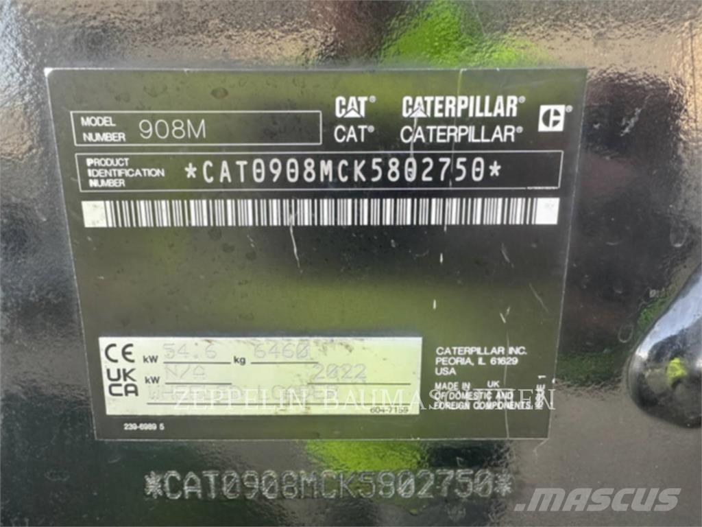 CAT 908M Колесни товарачи