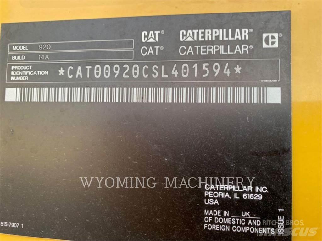 CAT 920 Колесни товарачи