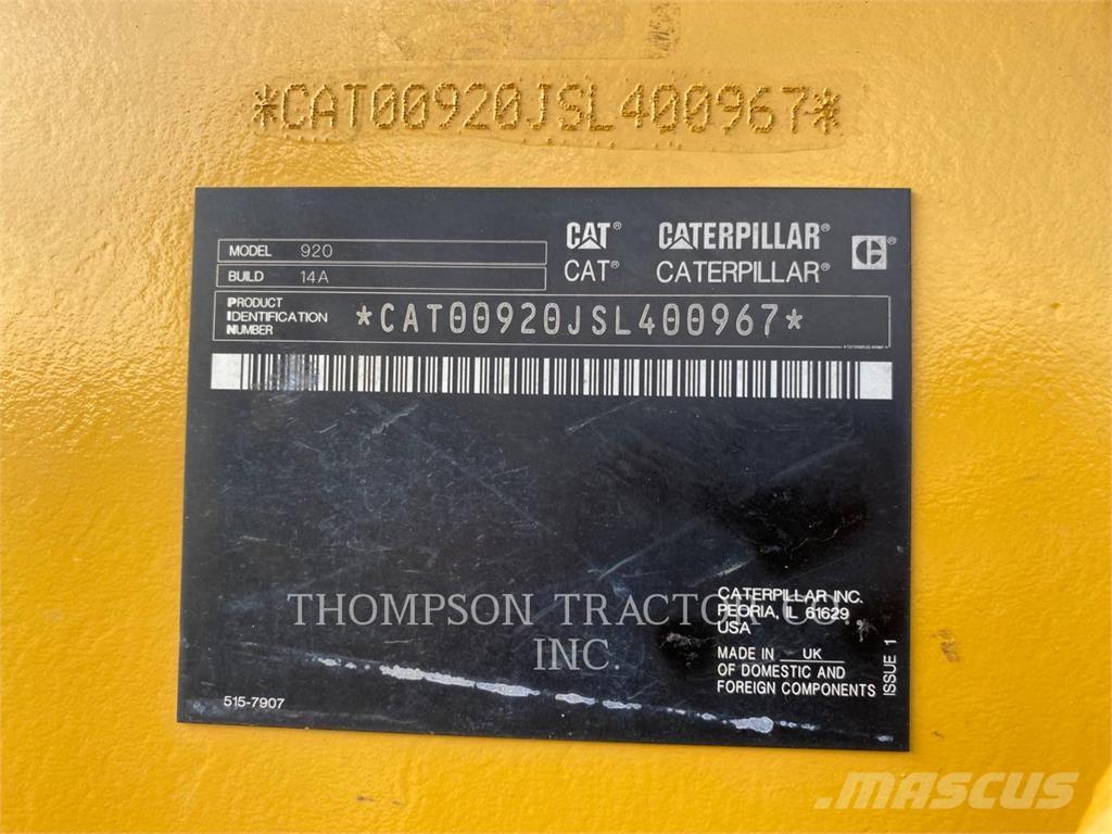 CAT 920 Колесни товарачи