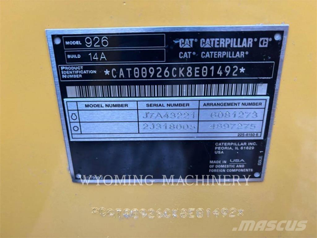 CAT 926 Колесни товарачи