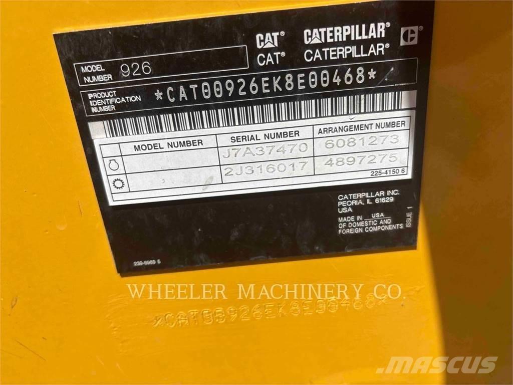 CAT 926 QC 3V Колесни товарачи