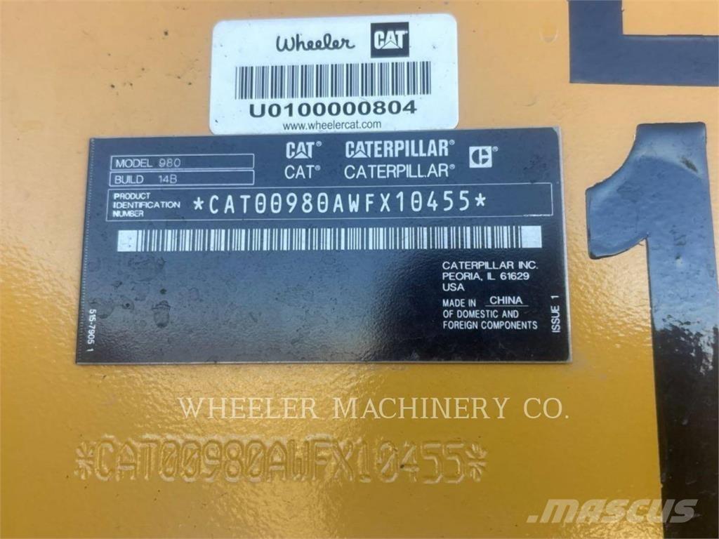 CAT 980 Колесни товарачи
