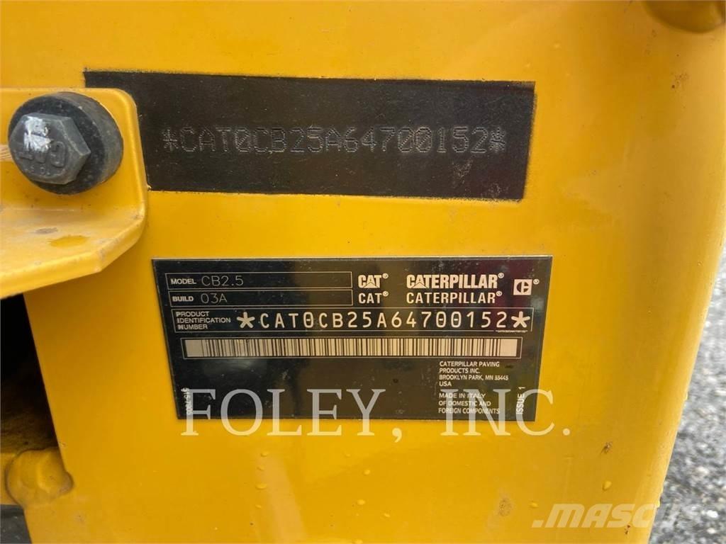 CAT CB2.5-03 Двойни барабанни ролки
