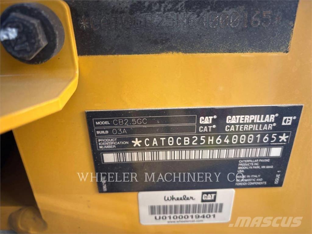 CAT CB2.5 GC Двойни барабанни ролки
