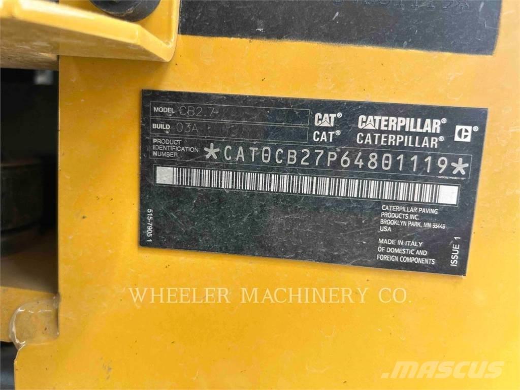 CAT CB2.7 Двойни барабанни ролки
