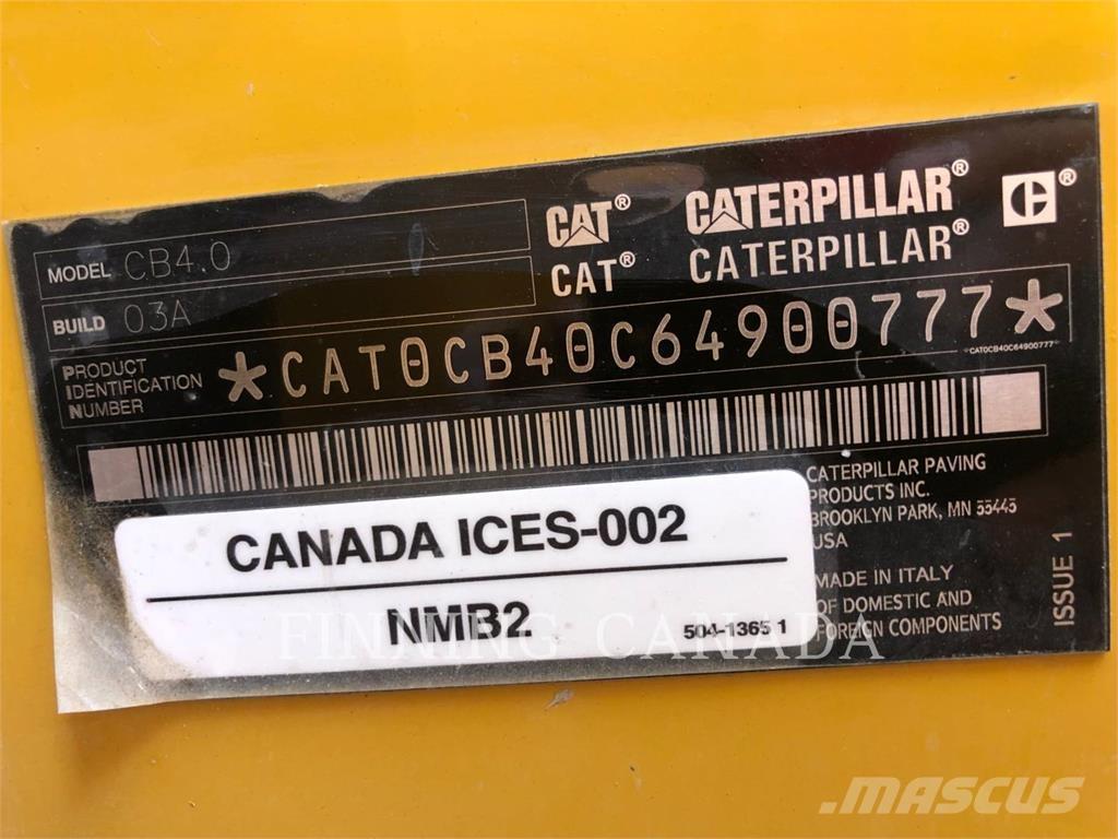 CAT CB4.0-03 Уплътнители за почва
