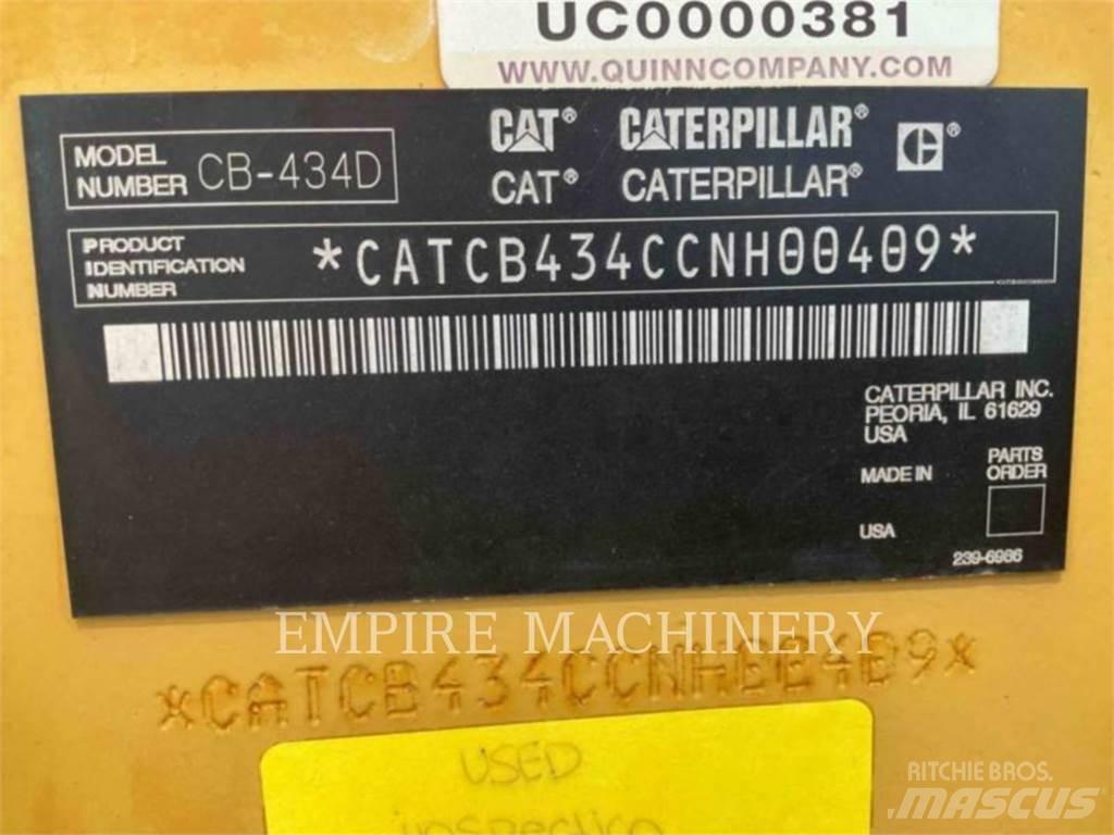CAT CB434D Двойни барабанни ролки

