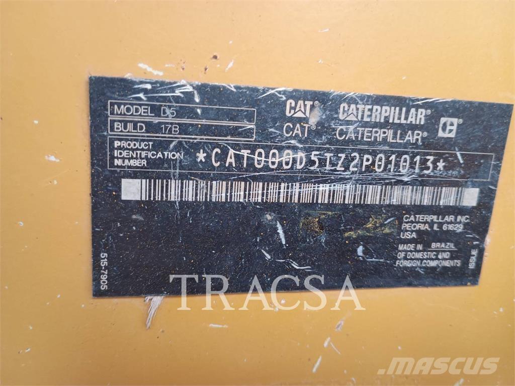 CAT D5 Верижни булдозери
