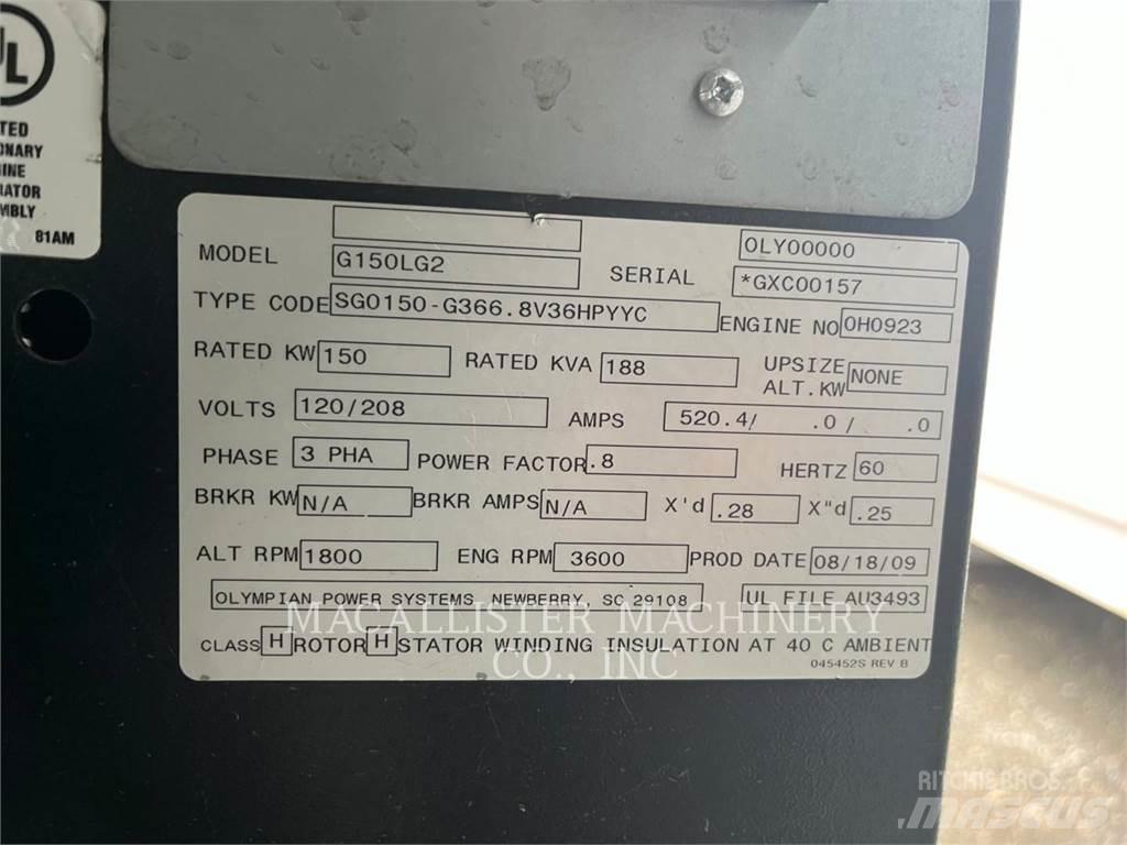 CAT G150LG2 Дизелови генератори
