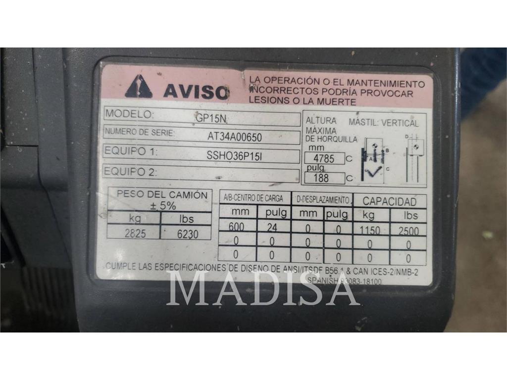 CAT GP15N5-LE Камиони с АГУ