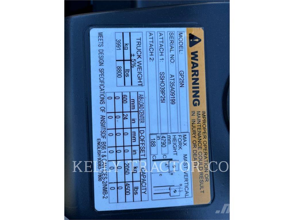 CAT GP25N Вилични кари-повдигачи - други