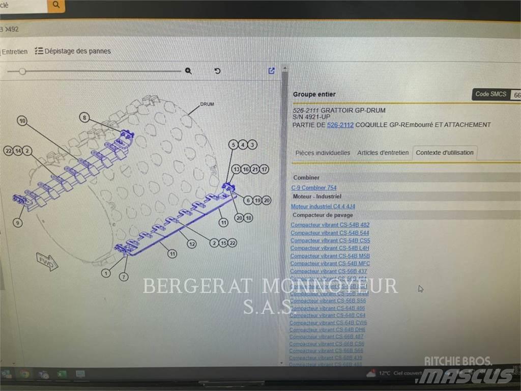 CAT GRATTOIR CS76 Уплътнители за почва
