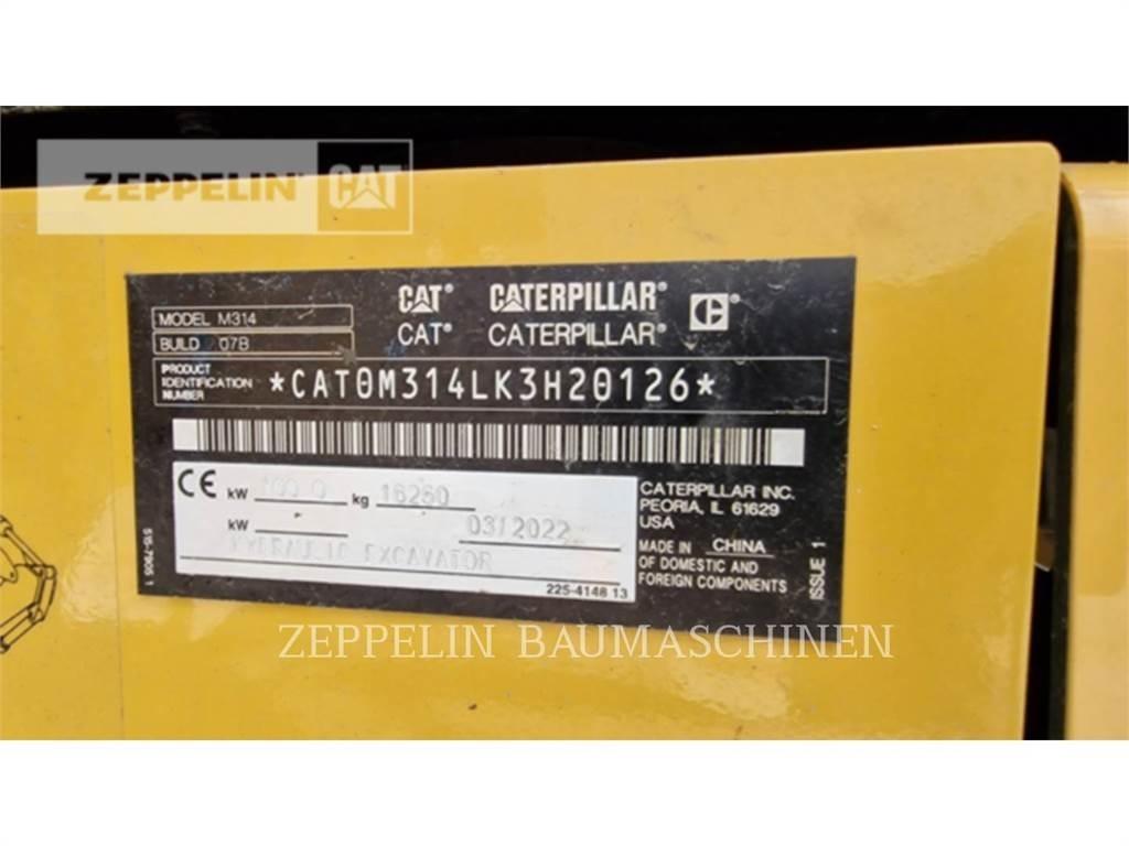 CAT M314-07A Колесни екскаватори