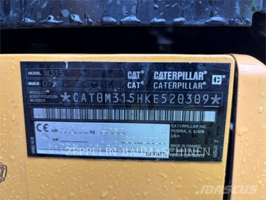 CAT M315-07A Колесни екскаватори