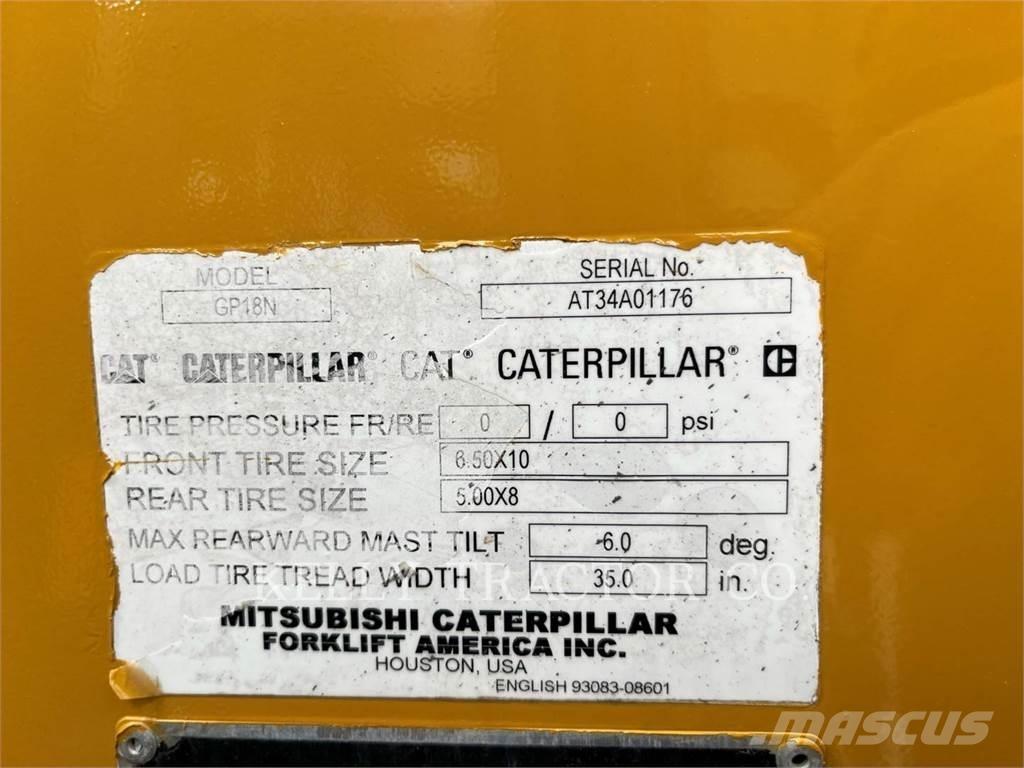 CAT MCFGP18N5 Камиони с АГУ