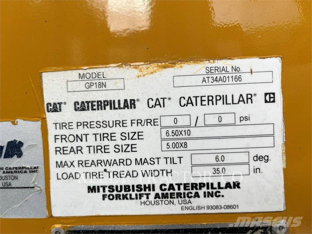 CAT MCFGP18N5 Камиони с АГУ