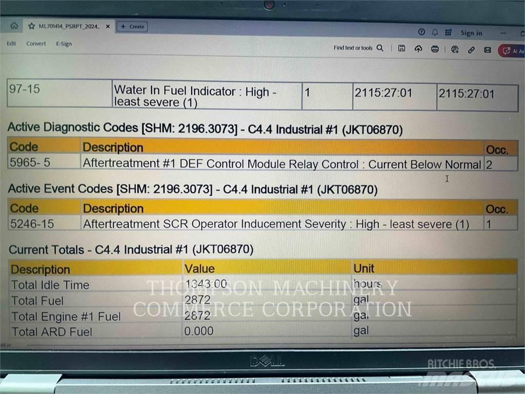 CAT TL1255D Телескопични товарачи