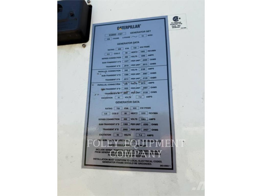CAT XQ800 Други генератори

