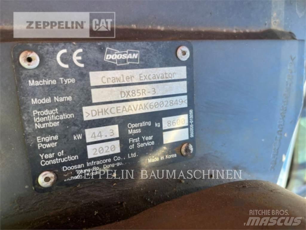 Doosan DX85R-3 Верижен екскаватор