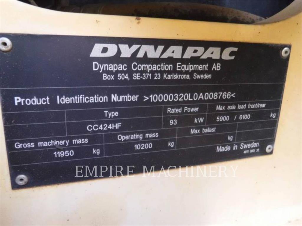Dynapac CC424HF Двойни барабанни ролки
